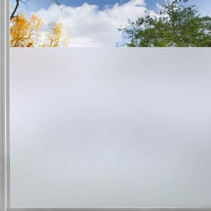 Frosted Film Privacy Opaque Non Adhesive Static Glass Stickers for Home Bedroom &hellip;