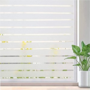 Decorative Window Film: Striped Frosting Window Film