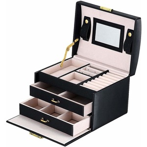 Jewellery Storage Box Girls Rings Necklaces Display Organiser Storage Case
