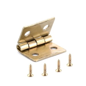 10pcs Antique Hinge Mini Bronze Gold Decoration Door Hinges for Wooden Cabinet