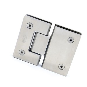 180 Degree Hinge Stainless Steel Wall Mount Glass Shower Door