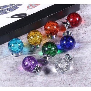 Handles: 30mm Crystal Bubble Ball Furniture Knob Kitchen Cupboard Door Pulls Drawer Knobs