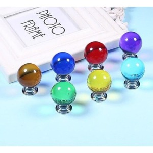30mm Crystal Ball Furniture Knob Kitchen Cupboard Door Pulls Drawer Knobs