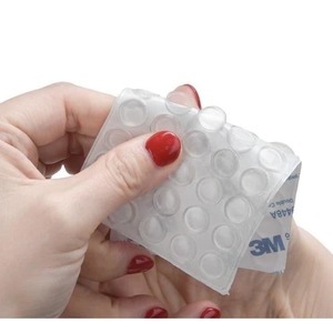 2 Packs Door Stopper Silicon Rubber Kitchen 160pcs Cabinet Self Adhesive Stop