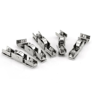 10pcs Ned-7220 Glass Sliding Door Roller h Shape Wheel Diameter 10mm Caster For