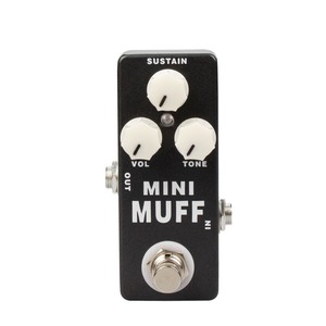 Mini Muff01 Fuzz Guitar Effect Pedal Harmonic Distortion Sustainer Pedal True