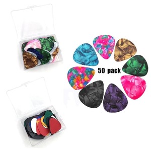 Parts Accessories: 50pcs Set Electric Acoustic Guitar Picks Plectrum 0.46mm*20