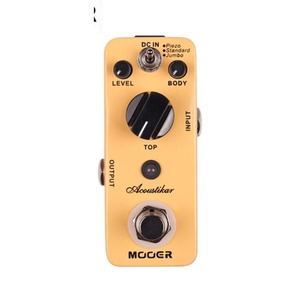 Parts Accessories: Acoustikar Acoustic Guitar Simulator Effect Pedal True Bypass Full Metal Shell 3