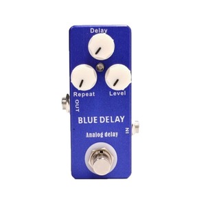 Parts Accessories: Mini Deep Blue Delay Electric Guitar Effect Pedal True Bypass Guitar Parts &