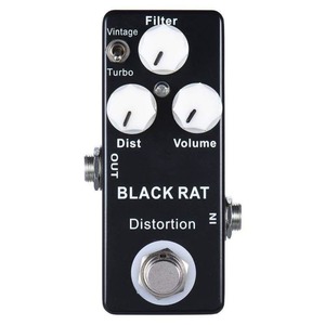 Black Rat Distortion Mini Guitar Effect Pedal True Bypass Guitar Parts &