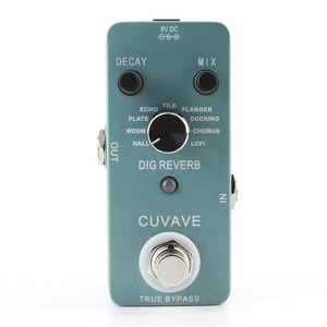 Cuvave Mini Digital Reverb Guitar Effect Pedal 9 Reverb Types True Bypass Fully