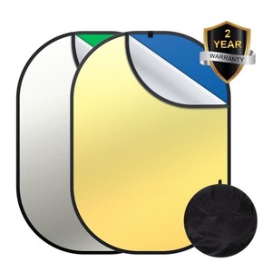 4-in-1 Portable Collapsible Background Hotography Reflector 1.5m x 2m