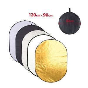 Photography Studio: 90*120cm 5 In 1 Fotografia Reflector Gold Silver White Black Translucent