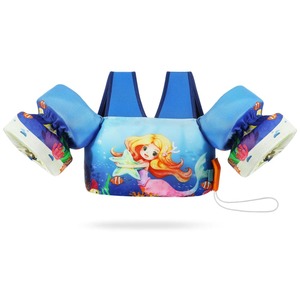 Scuba Swimming: Baby Float Cartoon Arm Sleeve Life Jacket Swimsuit Foam Safety Swimming Training Floating Pool