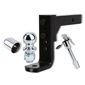 Adjustable Drop Towbar Tow Bar Ball Mount Tongue 2’ Hitch Trailer 4000kg