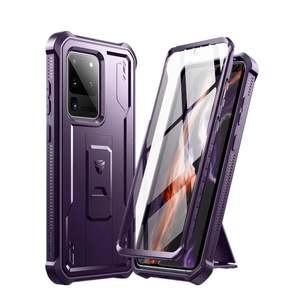 S20 S20 Plus S20 Plus Ultra Case: For Samsung Galaxy S20 Ultra Full-Body Dual Layer Armor Shockproof Rugged Bumper Case With Built-In Screen Protector
