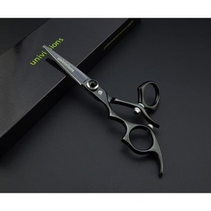 Hairdressing Scissors: Left Handed Rotary Hairdressing Scissors With Case Cover.5 Inches
