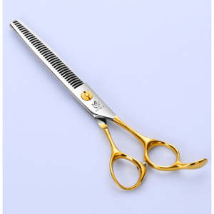 Pet Grooming Scissors: Professional Pet Scissors Straight & Thinning & Curved Grooming Shears Tool Set