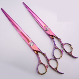 Pet Grooming Scissors: Professional 7.0 7.5 8.0 Inch Pet Grooming in Dog Hair Trimmers Scissors Dog Cutting