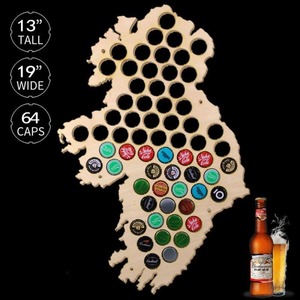 Ireland Beer Cap Map