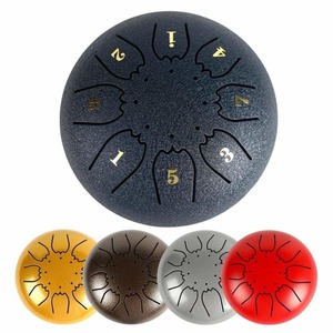 Mini 8-tone Steel Tongue Drum 6 Inch Tongue Drum c Key Hand Pan Drum with Drum