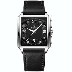 B4143 Rectangular Outdoor Men Waterproof Quartz Watches