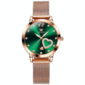 5189 Women Heart Shape Waterproof Quartz Watch