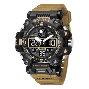 Men Sports 50m Waterproof Digital New Military Watch Army 8078 Led Quartz