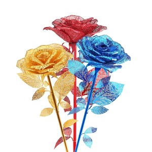 3d Metal Puzzle-rose Model Building Kits Diy Jigsaw Toy for Adults Children