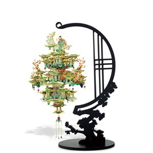 Diy Model Building: 3d Metal Puzzle Diy Model for Adult Lovers Pavilion Brain Teaser Building Kits Best Gifts