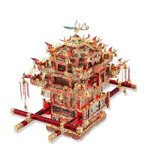 Diy Model Building: 3d Metal Puzzle -bridal Sedan Chair Wedding Series Model Building Kits Jigsaw Toy Birthday Gifts