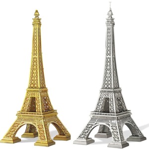 Diy Model Building: 3d Metal Puzzles Eiffel Tower 8.66inch Model Building Kits Diy Jigsaw Gifts for Teenheight:22cm