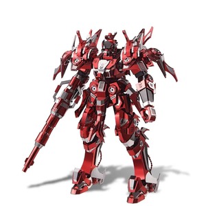 Diy Children 3d Puzzle: 3D Metal Puzzle -Red Thunder Model Building Kits Jigsaw Toy For Adults