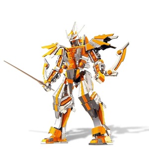 Diy Children 3d Puzzle: 3d Metal Puzzle-crescent Blade Armor Model Building Kits Diy Jigsaw Toy For Adults