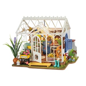 Diy Doll House: Dreamy Garden House Diy Miniature House Kit for Girls Teens Wooden Dollhouse Puzzle Easy Assembly
