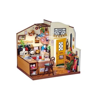 Miniature House for Kids Adult Homey Kitchen Pre-painted Dollhouse Building Bloc&hellip;