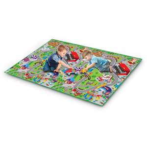 Learning Education: Rollmatz Race Track Baby Kids Play Floor Mat 200cm x 120cm