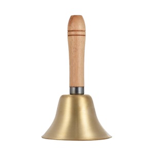 Handbell Desk Ringbell Brass Hand Bell Loud Call Bell With Wooden Handle For Wed&hellip;