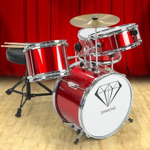 Drums: Children’s 4pc Drum Kit - Red