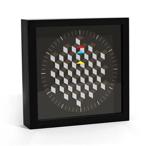 Hexagon Desk Withall Clock