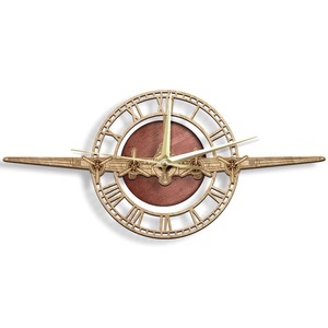 Wooden Wall Clocks: B-17 Flying Fortress Wooden Wall Clock