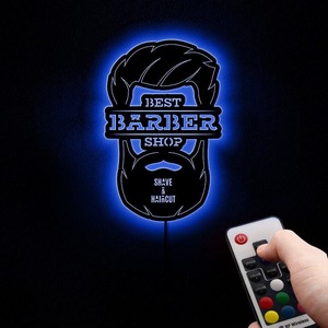 Led Mirror Ligh: Barber Shop Led Sign Mirror Light