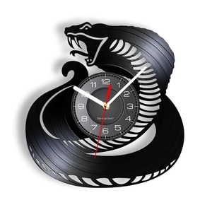 Vinyl Record Clocks: King Cobra Vinyl Record Wall Clock