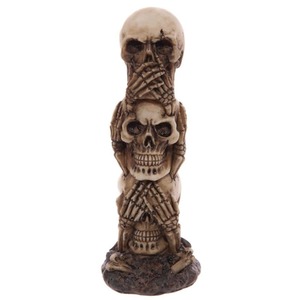 Skull Craze Clocks: Three Truths Of Man Skull Tower