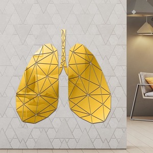 Mirrors: Lung Anatomy Acrylic Mirror Diy Stickers