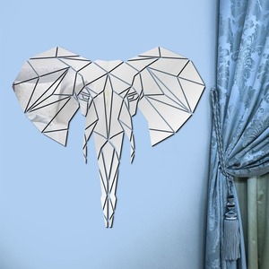 Mirrors: Elephant Acrylic Mirror Diy Stickers