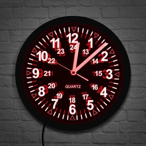 Military Time Led Wall Clock