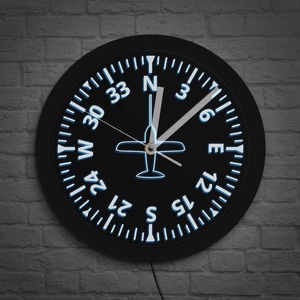 Aviation Led Wall Clock