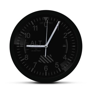 Led Neon Wall Clocks: Altimeter Led Wall Clock