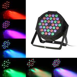 36 Led Rgbw Dmx 512 Stage Flat Par Lighting Effect Dj Disco Party